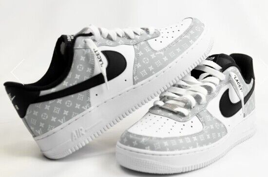 Women's Air Force 1 Low White/Gray Shoes 0229